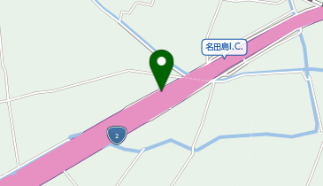 小郡道路 名田島IC 上り 入口の地図画像