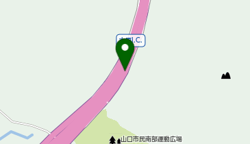 小郡道路 大原IC 下り 出口の地図画像