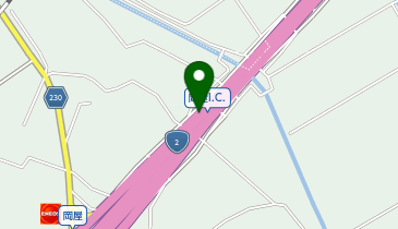 小郡道路 岡屋IC 上り 入口の地図画像