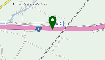 小郡道路 原条IC 下り 出口の地図画像