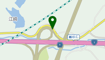 小郡道路 嘉川IC 上り 入口の地図画像