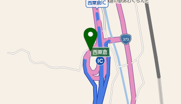 志戸坂峠道路 西粟倉IC 下り 入口の地図画像