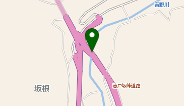 志戸坂峠道路 坂根交差点 上り 入口の地図画像