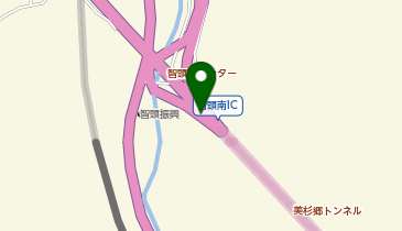 志戸坂峠道路 智頭南IC 下り 出口の地図画像