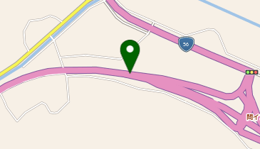 中村宿毛道路 間IC 上り 出口の地図画像