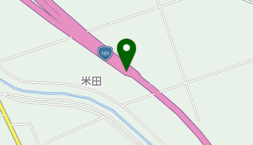 浪岡五所川原道路 五所川原IC 下り 出口の地図画像