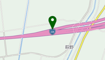 函館茂辺地道路 北斗追分IC 上り 出口の地図画像