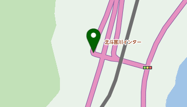 函館茂辺地道路 北斗富川IC 上り 入口の地図画像