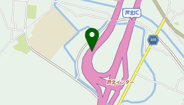 日奈久芦北道路 芦北IC 上り 入口の地図画像