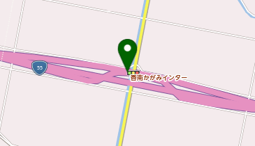 南国安芸道路 香南かがみIC 上り 入口の地図画像