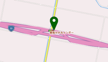 南国安芸道路 香南かがみIC 下り 入口の地図画像