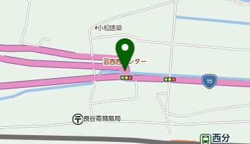 南国安芸道路 芸西西IC 上り 入口の地図画像