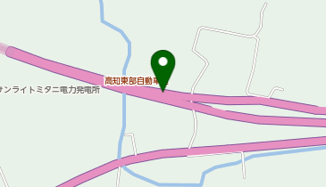 南国安芸道路 芸西西IC 下り 出口の地図画像