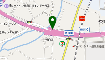 東駿河湾環状道路 長泉IC 下り 入口の地図画像