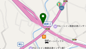 東駿河湾環状道路 長泉IC 下り 出口2の地図画像