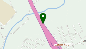 東駿河湾環状道路 三島塚原IC 下り 出口の地図画像