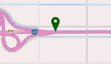 唐津道路 唐津IC 下り 出口の地図画像