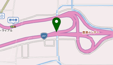 唐津伊万里道路 唐津IC 上り 出口の地図画像