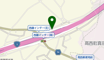 松永道路 西藤IC 上り 入口の地図画像