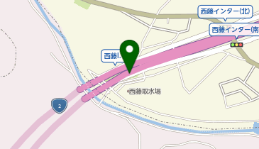 松永道路 西藤IC 下り 入口の地図画像