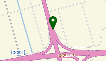 秋田自動車道 能代東IC 下り 入口の地図画像