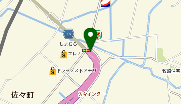 佐々佐世保道路 佐々IC 下り 入口の地図画像