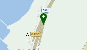 のと里山海道 内灘IC 上り 出口の地図画像