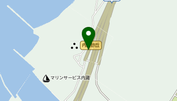 のと里山海道 内灘IC 下り 入口の地図画像