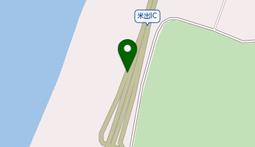 のと里山海道 米出IC 下り 入口の地図画像