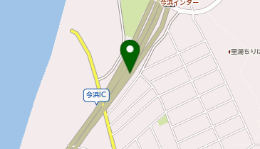 のと里山海道 今浜IC 上り 入口の地図画像