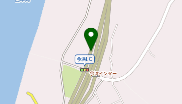のと里山海道 今浜IC 下り 入口の地図画像