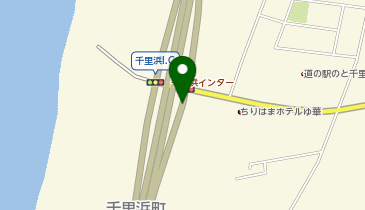 のと里山海道 千里浜IC 上り 入口の地図画像