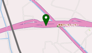 南国安芸道路 香南のいちIC 上り 入口の地図画像