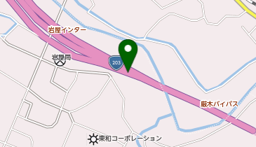 佐賀唐津道路 岩屋IC 上り 出口の地図画像