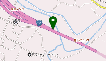 佐賀唐津道路 岩屋IC 下り 入口の地図画像