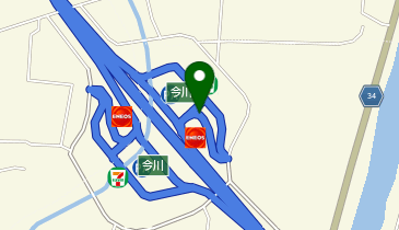 東九州自動車道 今川スマートIC 下り 入口の地図画像