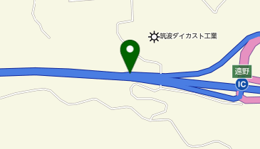 釜石自動車道(無料区間) 遠野IC 下り 出口の地図画像