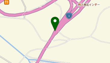 出水阿久根道路 阿久根北IC 上り 出口の地図画像