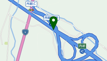 京都縦貫自動車道 丹波IC 下り 入口の地図画像