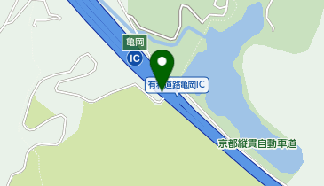 京都縦貫自動車道(均一区間) 亀岡IC 下り 出口の地図画像