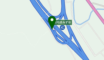 京都縦貫自動車道 京丹波みずほIC 下り 入口の地図画像