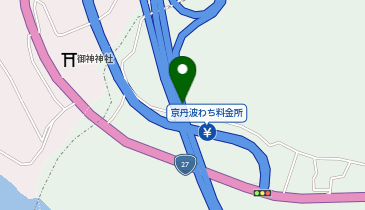 京都縦貫自動車道 京丹波わちIC 上り 入口の地図画像