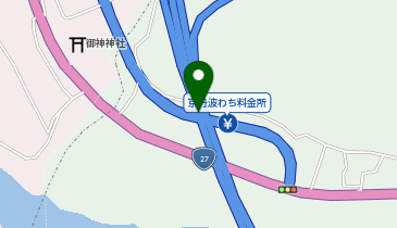 京都縦貫自動車道 京丹波わちIC 下り 出口の地図画像