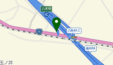 京都縦貫自動車道(均一区間) 八木中IC 下り 入口の地図画像