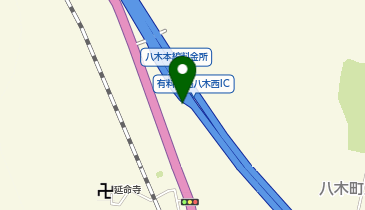 京都縦貫自動車道(均一区間) 八木西IC 下り 出口の地図画像