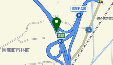 京都縦貫自動車道 園部IC 下り 入口の地図画像