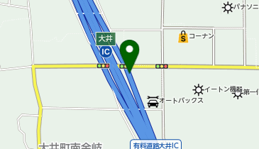 京都縦貫自動車道(均一区間) 大井IC 上り 入口の地図画像