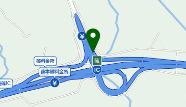 京都縦貫自動車道 篠IC 上り 入口の地図画像