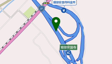 京都縦貫自動車道 綾部安国寺IC 下り 入口の地図画像