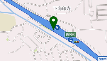 京都縦貫自動車道 長岡京IC 下り 入口の地図画像